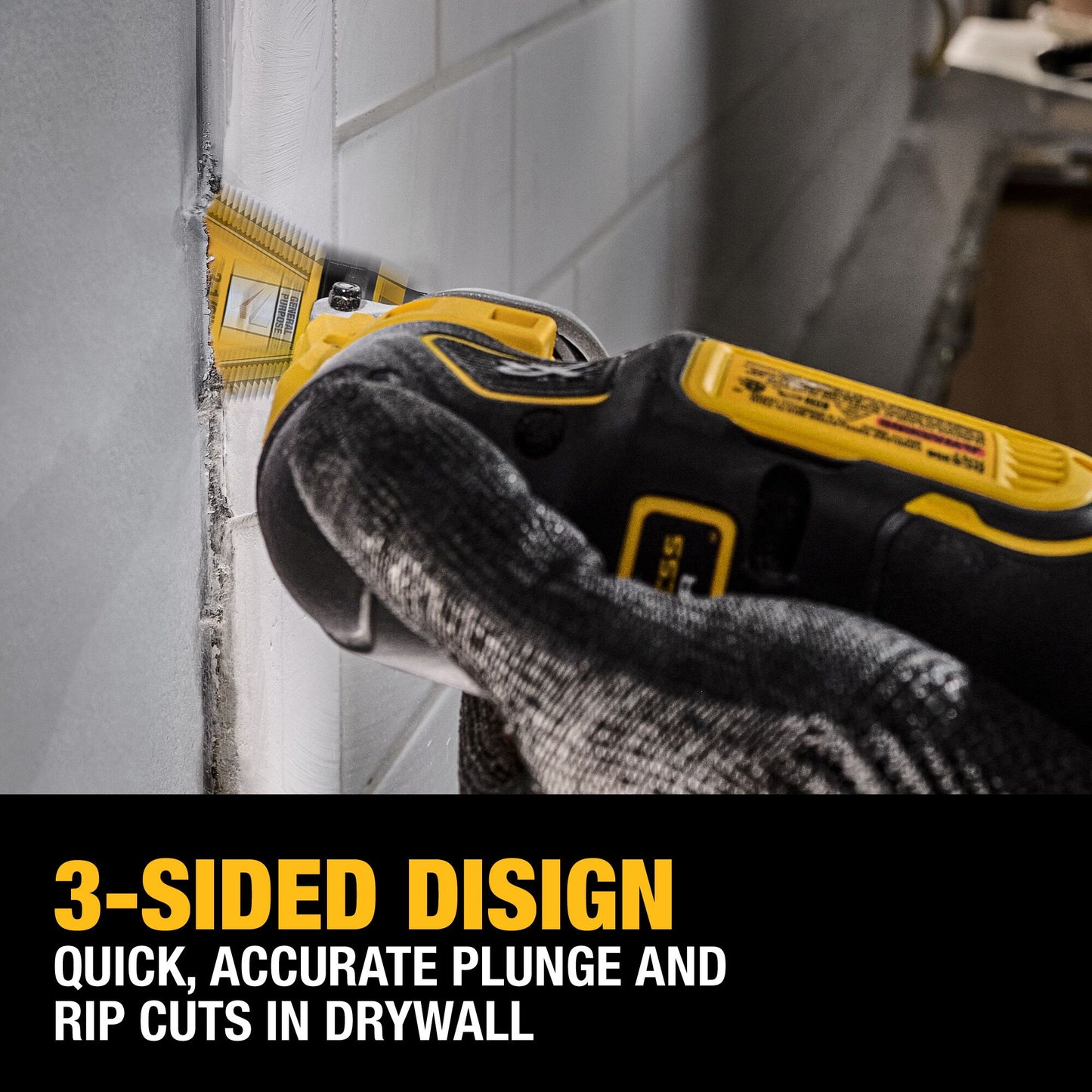 DEWALT DWA4283-3, General Purpose 3-Sided Oscillating Blade