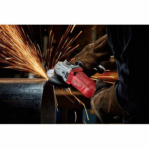 Milwaukee 6142-30, 11 Amp Corded 4-1/2 in. Small Angle Grinder with Lock-On Paddle Switch