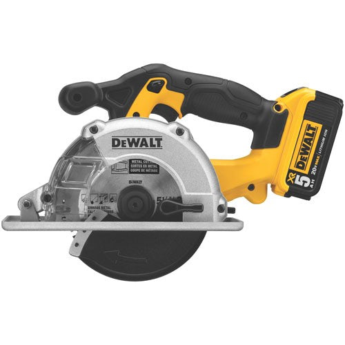 DEWALT DCS373P2, 5-3/8'' MAX Metal Cutting Circular Saw Kit (5.0 Ah)