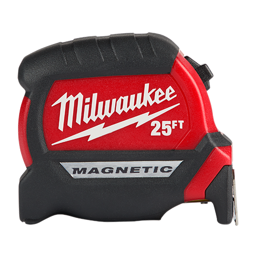 Milwaukee 48-22-0325, 25ft Compact Magnetic Tape Measure