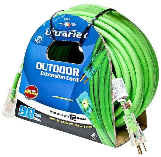 Toolway 140011, Extension Cord 15m/50' SJOW 12/3 1-Outlet rubber