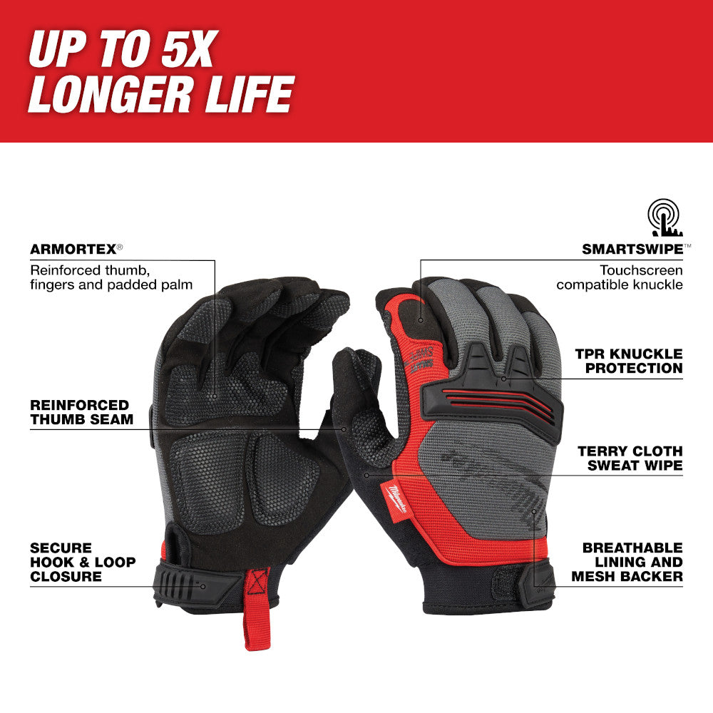 Milwaukee 48-22-8735, Demolition Gloves - S