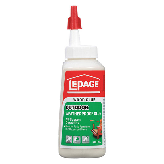 LePage 442185, Outdoor Weatherproof Glue (Easy Flow Bottle)