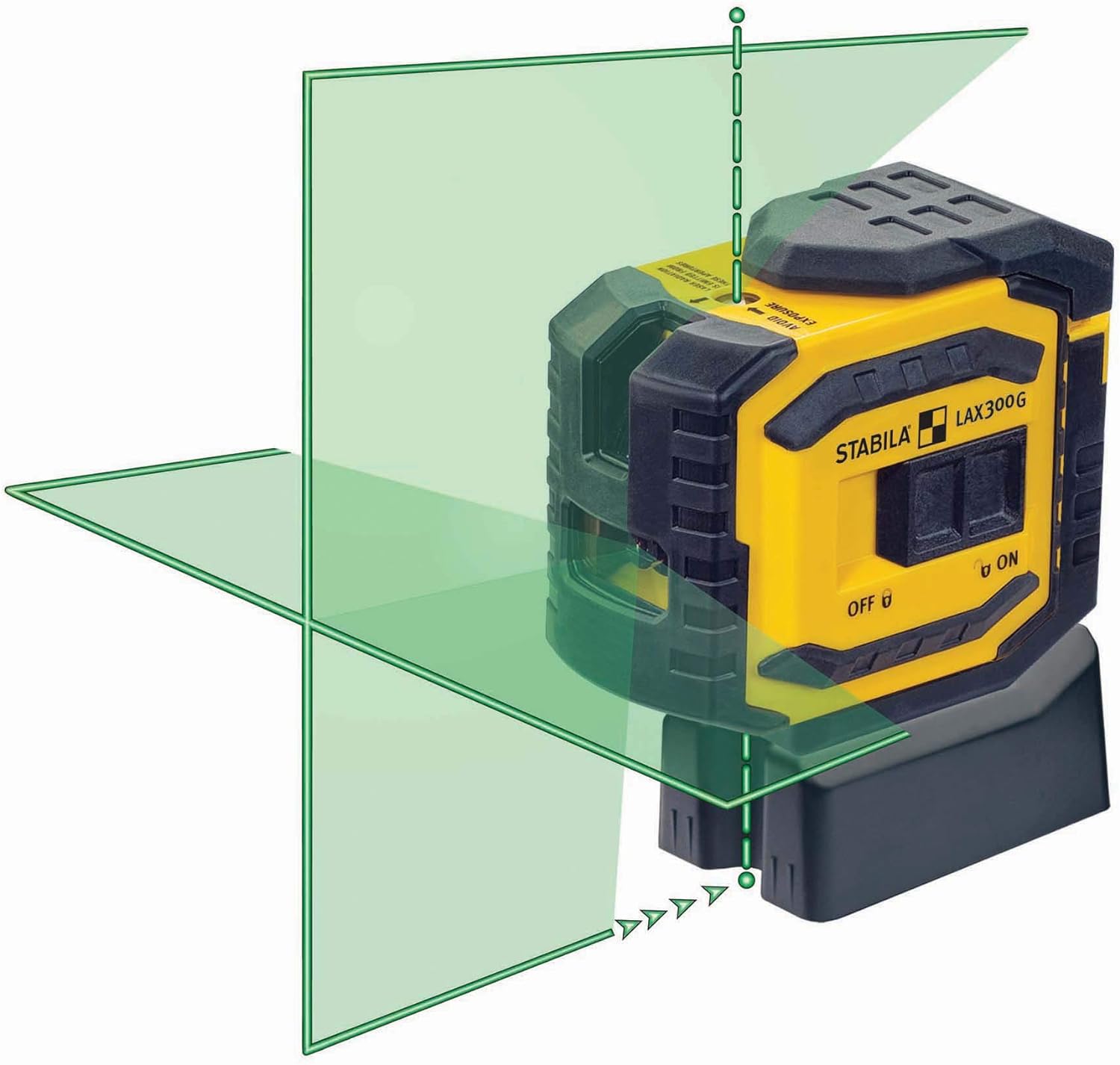 Stabila 03185, LAX300 G Cross Line Plus Plumb Point Laser