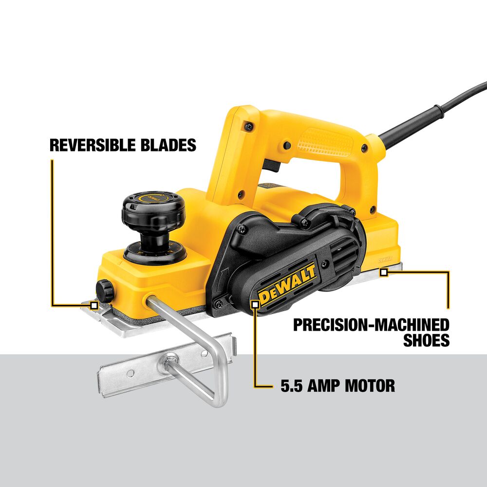 DEWALT D26677K, 3-1/4'' Portable Hand Planer Kit