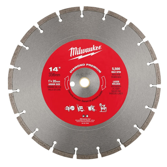 Milwaukee 49-93-7940, 14" PREMIUM CONCRETE SEGMENTED