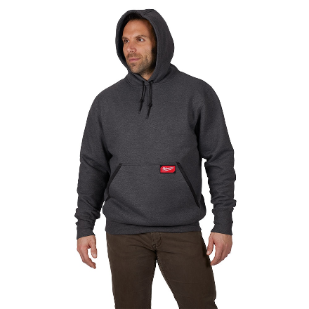 Milwaukee 350G-L, HD PULLOVER HOODIE - GRAY L (Discontinued)