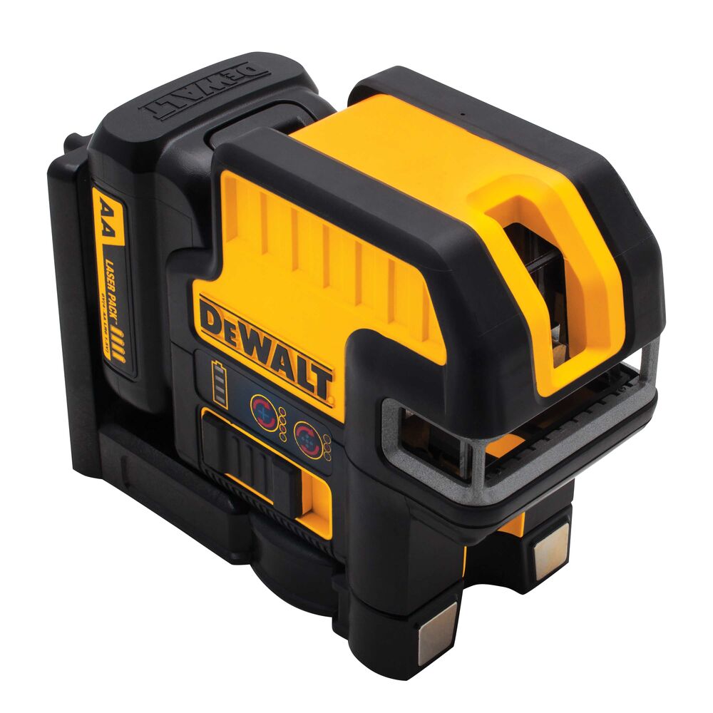 DEWALT DW0825LR, 12V MAX Compatible 5 Spot + Cross Line Red Laser