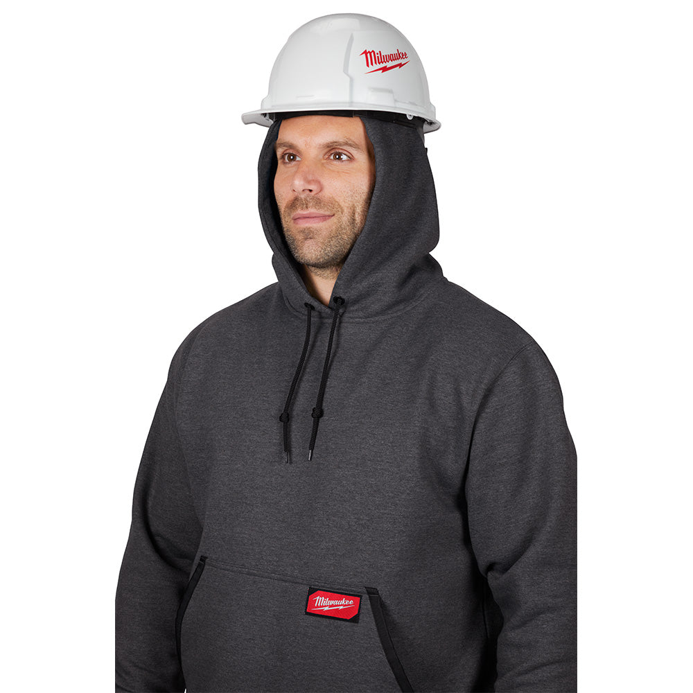 Milwaukee 350G-L, HD PULLOVER HOODIE - GRAY L (Discontinued)