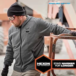 Milwaukee M200G-21, M12 GRAY HEATED HOODIE KIT