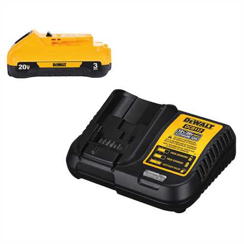 DEWALT DCB230C, 20V MAX 3 Ah Compact Battery And Charger