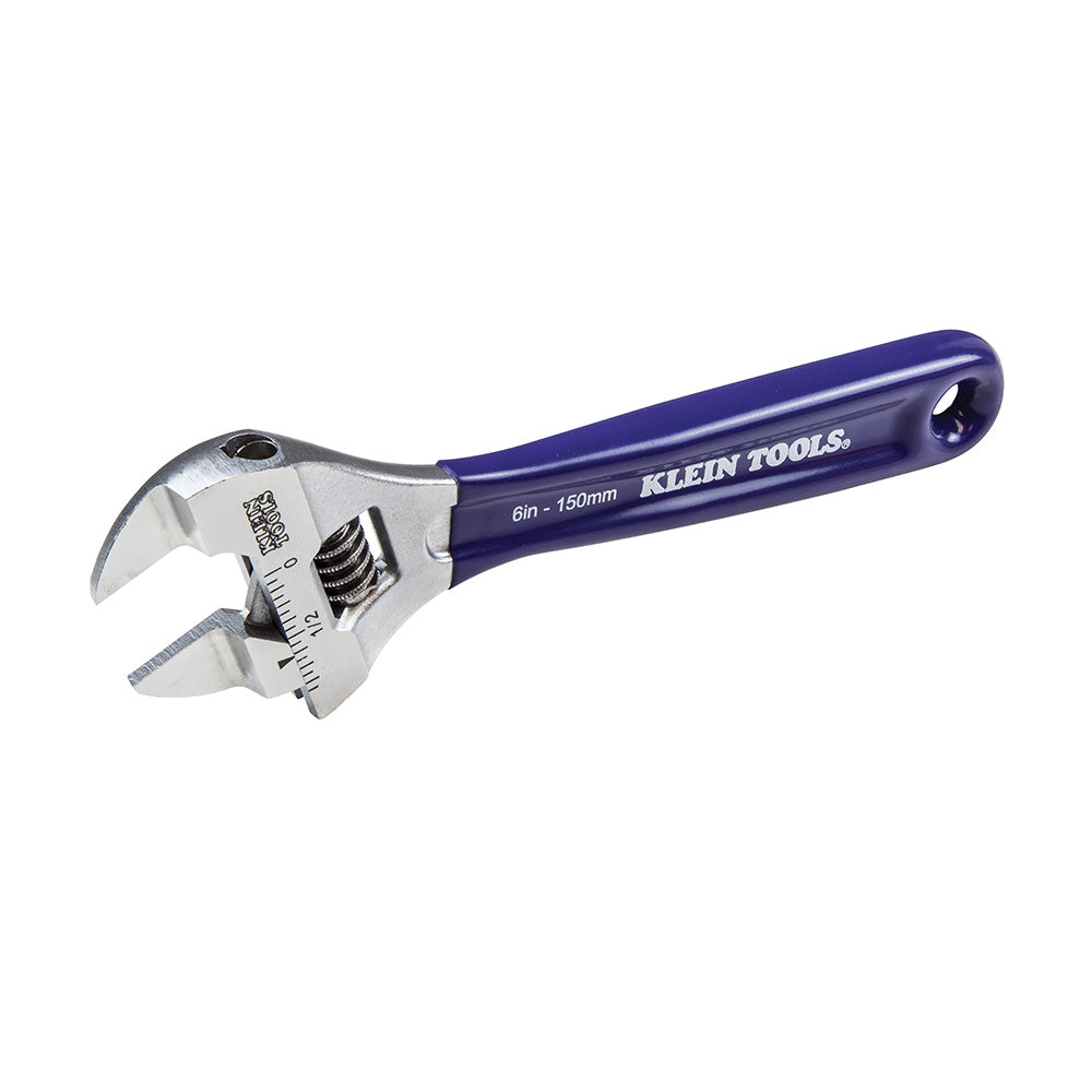 Klein Tools D86934, Slim-Jaw Adjustable Wrench, 6-Inch