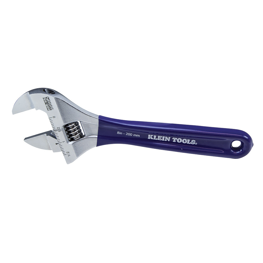 Klein Tools D86936, Slim-Jaw Adjustable Wrench, 8-Inch