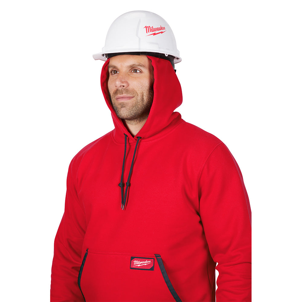 Milwaukee 350R-XL, HD PULLOVER HOODIE - RED XL (Discontinued)