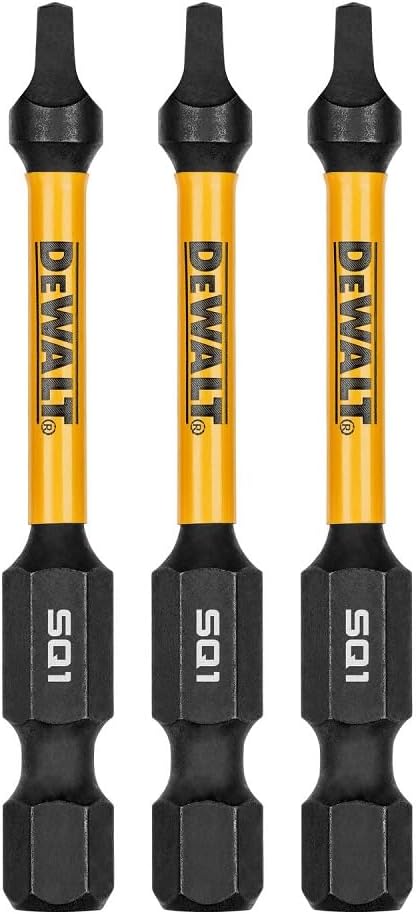DEWALT DWAF2SQ1IR3,  2.25IN SQUARE #1 FLEXTORQ 3PK