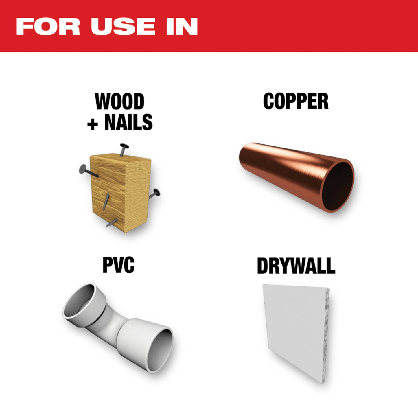 Milwaukee 49-25-1249, OPEN-LOK 2-1/2" TITANIUM ENHANCED BI-METAL MULTI-MATERIAL BLADES 10PK