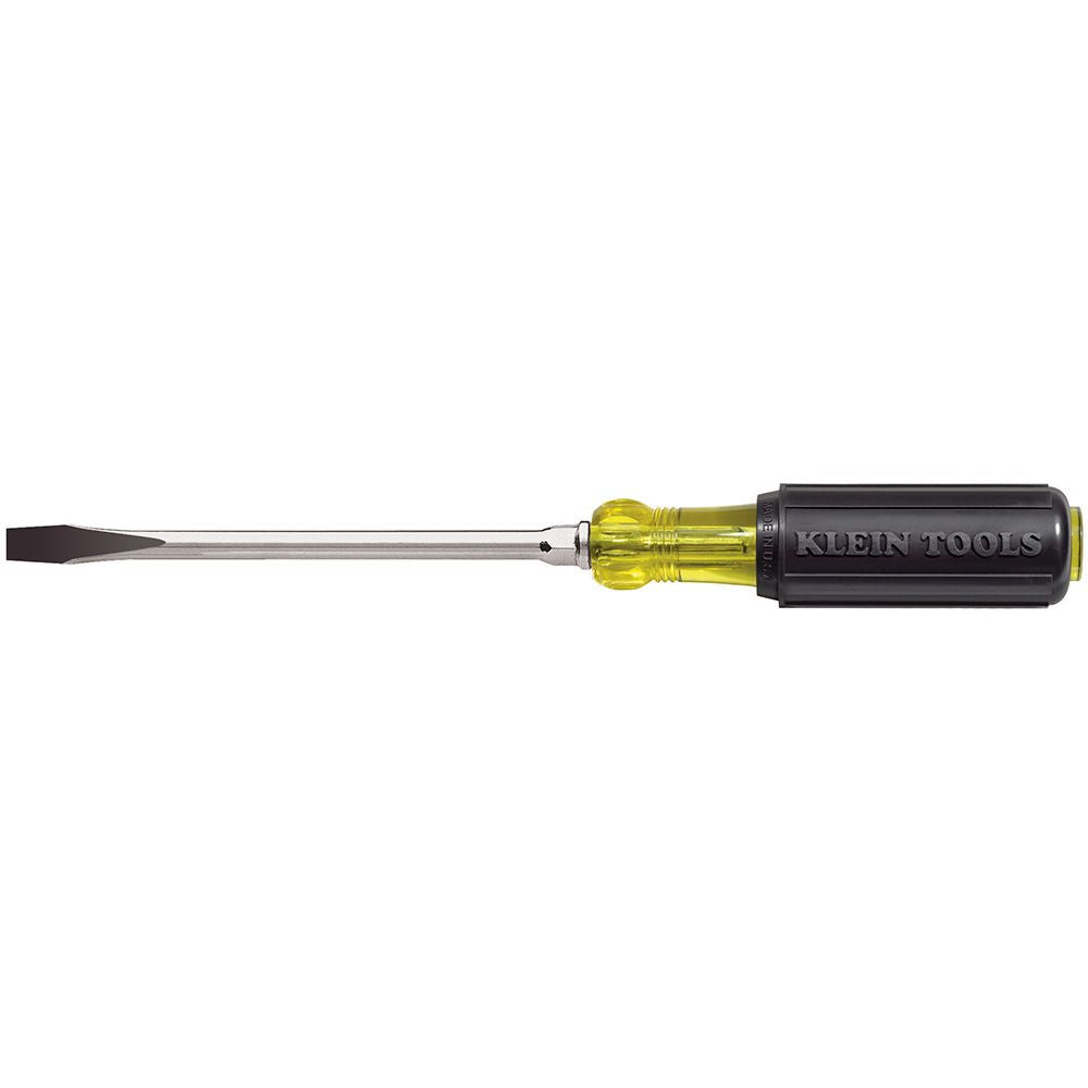 Klein Tools 602-4, 1/4-Inch Keystone Screwdriver, 4-Inch Round Shank