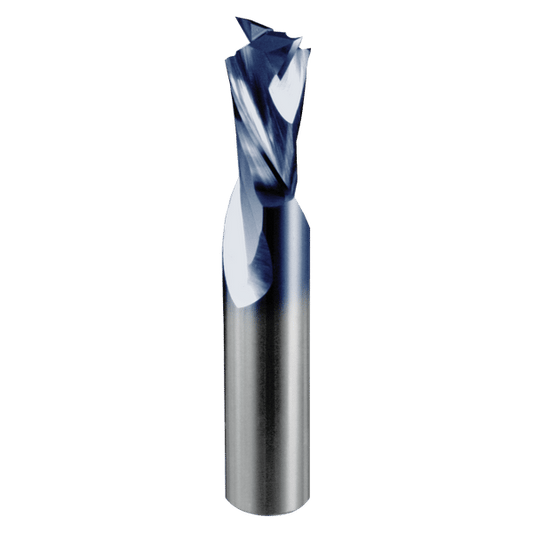 Freud 77-510, Carbide Router Bit - 1/2" x 3-1/2" Double Flute Mortise Compression Spiral Bit