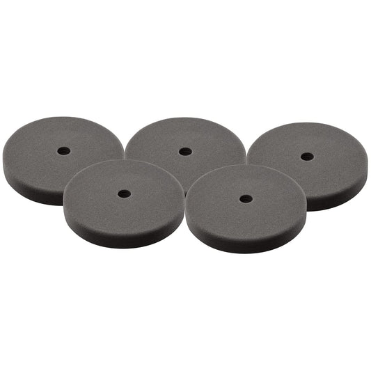Milwaukee 49-36-5789, 5 pc 3" Black Foam Finishing Pad