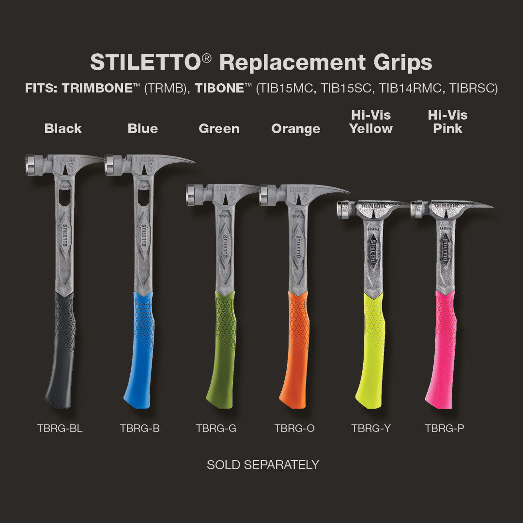 Stiletto TBRG-BL, STILETTO® Black Replacement Grip