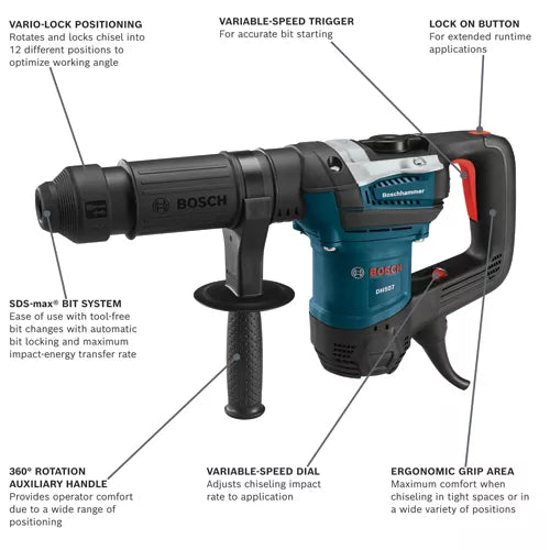 BOSCH DH507, SDS-max® Demolition Hammer