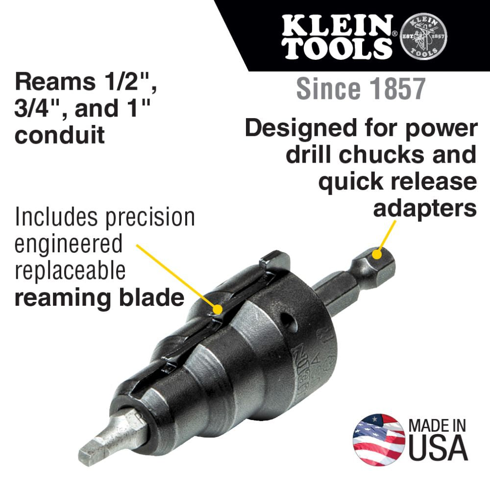 Klein Tools 85091, Power Conduit Reamer