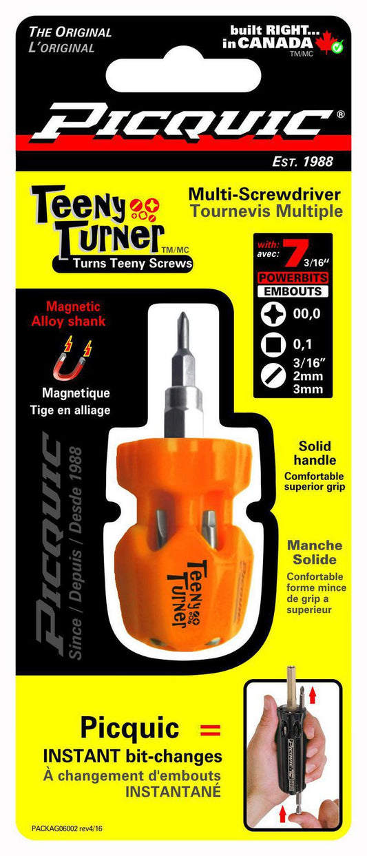 Picquic 06002, Teeny Turner Multi-Bit Screwdriver