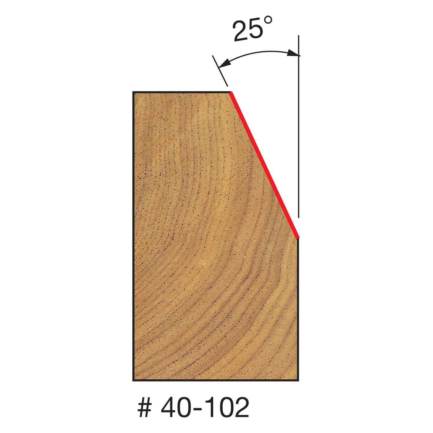 Freud 40-102, 15/16" Chamfer Bit