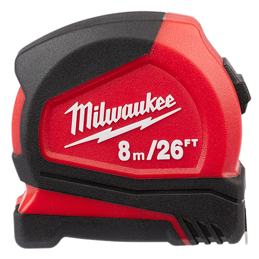 Milwaukee 48-22-6626, 8M/26FT COMPACT TAPE MEASURE