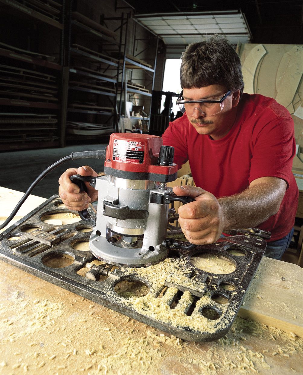 Milwaukee 5625-20, 3-1/2 Max HP Fixed-Base Router