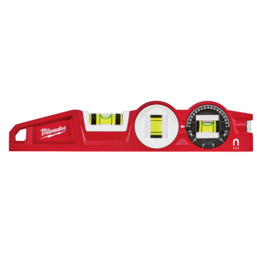 Milwaukee 48-22-5210, 10" Die cast Torpedo Level with 360 Degree Locking Vial