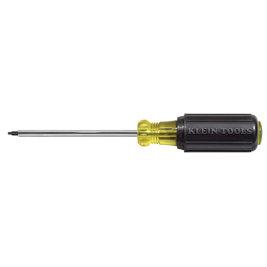 Klein Tools 662, #2 Square Screwdriver with 4-Inch Round Shank