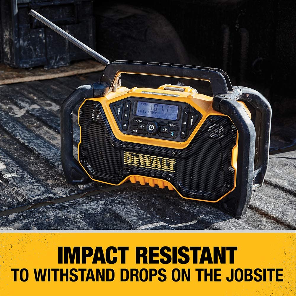 DEWALT DCR028B, 12V/20V MAX JobSite Bluetooth Radio