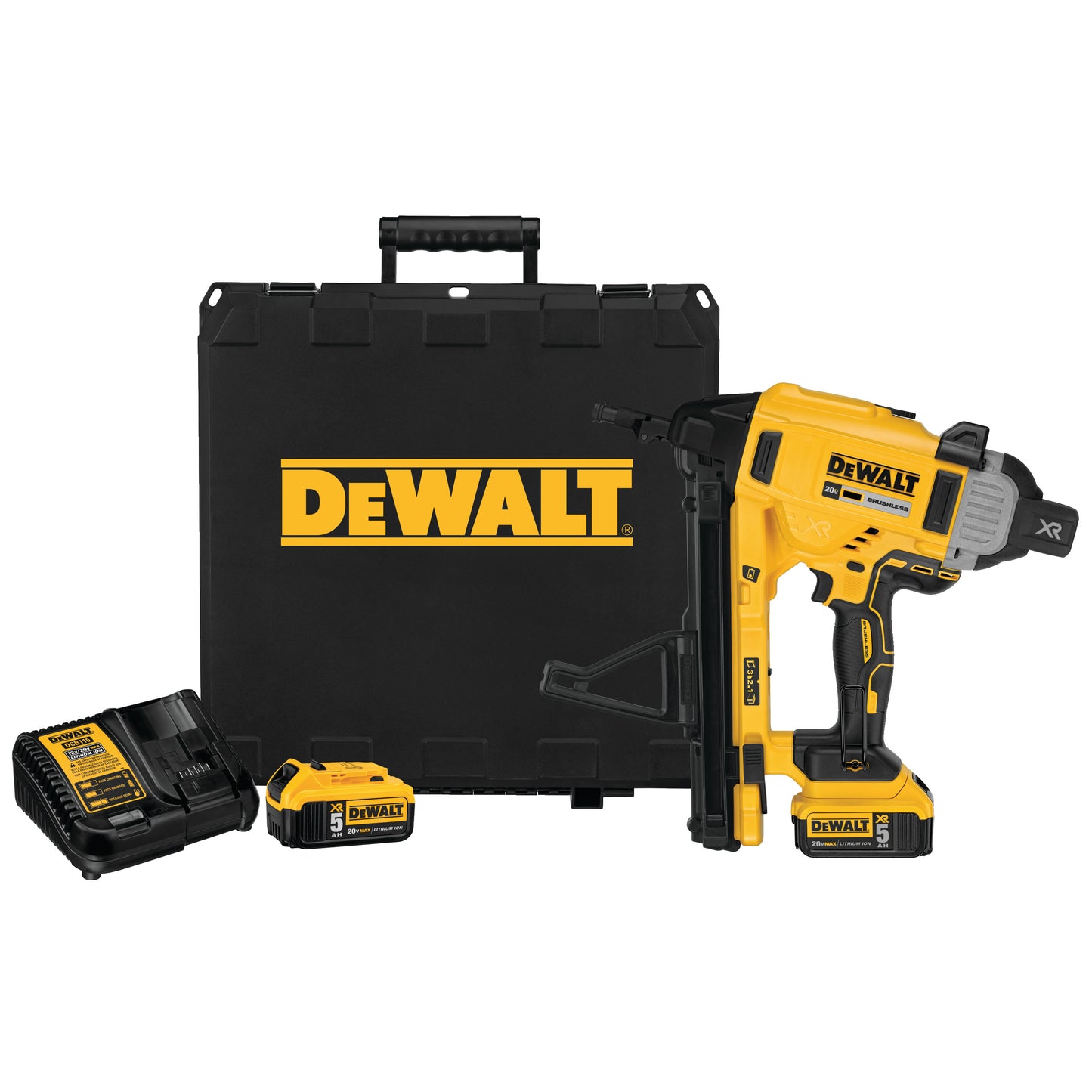 DEWALT DCN891P2, 20V MAX Cordless Concrete Nailer Kit