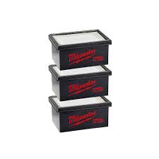 Milwaukee 49-90-2306, HAMMERVAC 3-Pack HEPA Filters (For 2306-20)