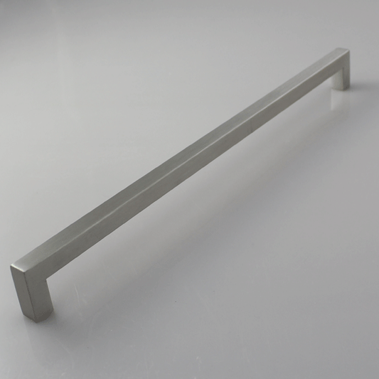 Eurofit H-502-320BSS, Handle - Square, 320mm, Satin Nickel (SYMMETRY)
