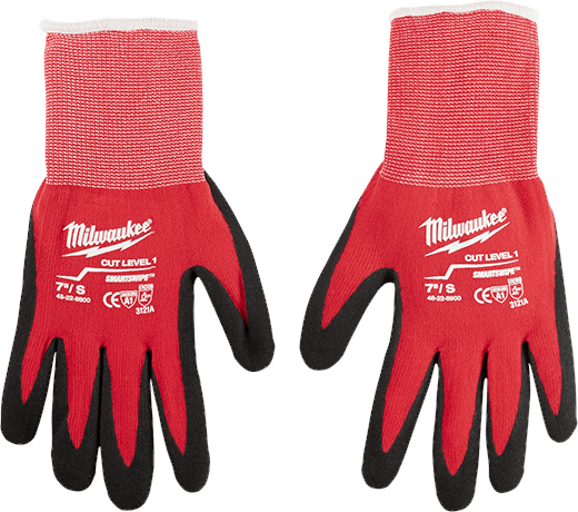 Milwaukee 48-22-8902B, Cut Level 1 Dipped Gloves 12 Pack- Large