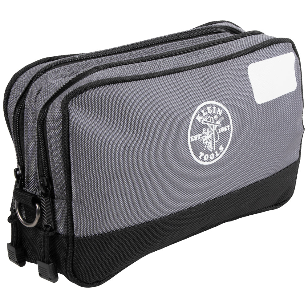Klein Tools 55583, Double Zipper Bag, 12 x 7-Inch