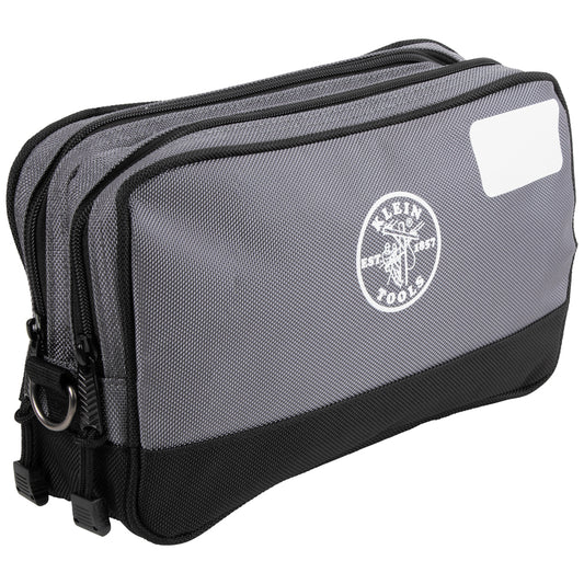 Klein Tools 55583, Double Zipper Bag, 12 x 7-Inch