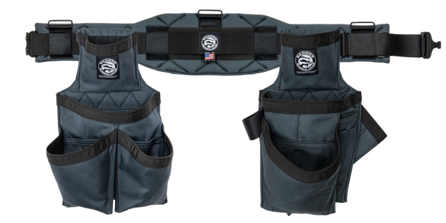 Badger Tool Belts 461010 Carpenter Set - Gunmetal Grey M