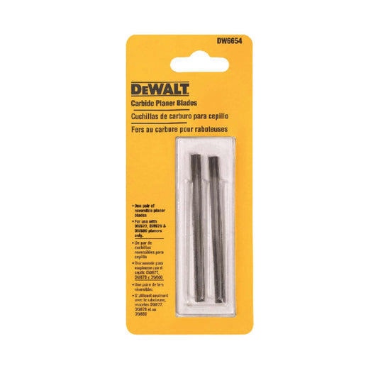 DeWalt DW6654, REVERSIBLE CARBIDE PLANER BLADES of DCP580 Planer (2 Pack)