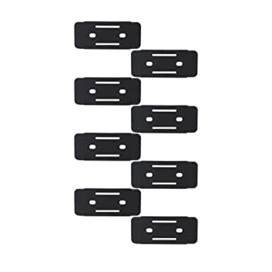 StealthMounts OM-CLFT-BLK-4, StealthMounts Cleat n' Feet - Cleats and Feet (4 Pack) - Black