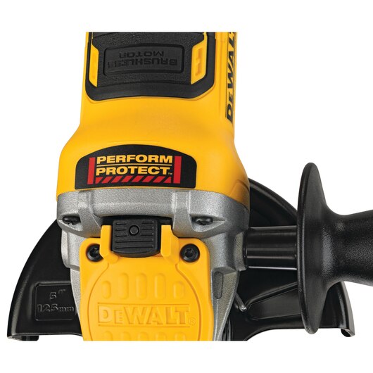 DEWALT DCG415W1, 20V MAX 4-1/2'' - 5'' Angle Grinder Kit w/Power Detect (8.0AH)