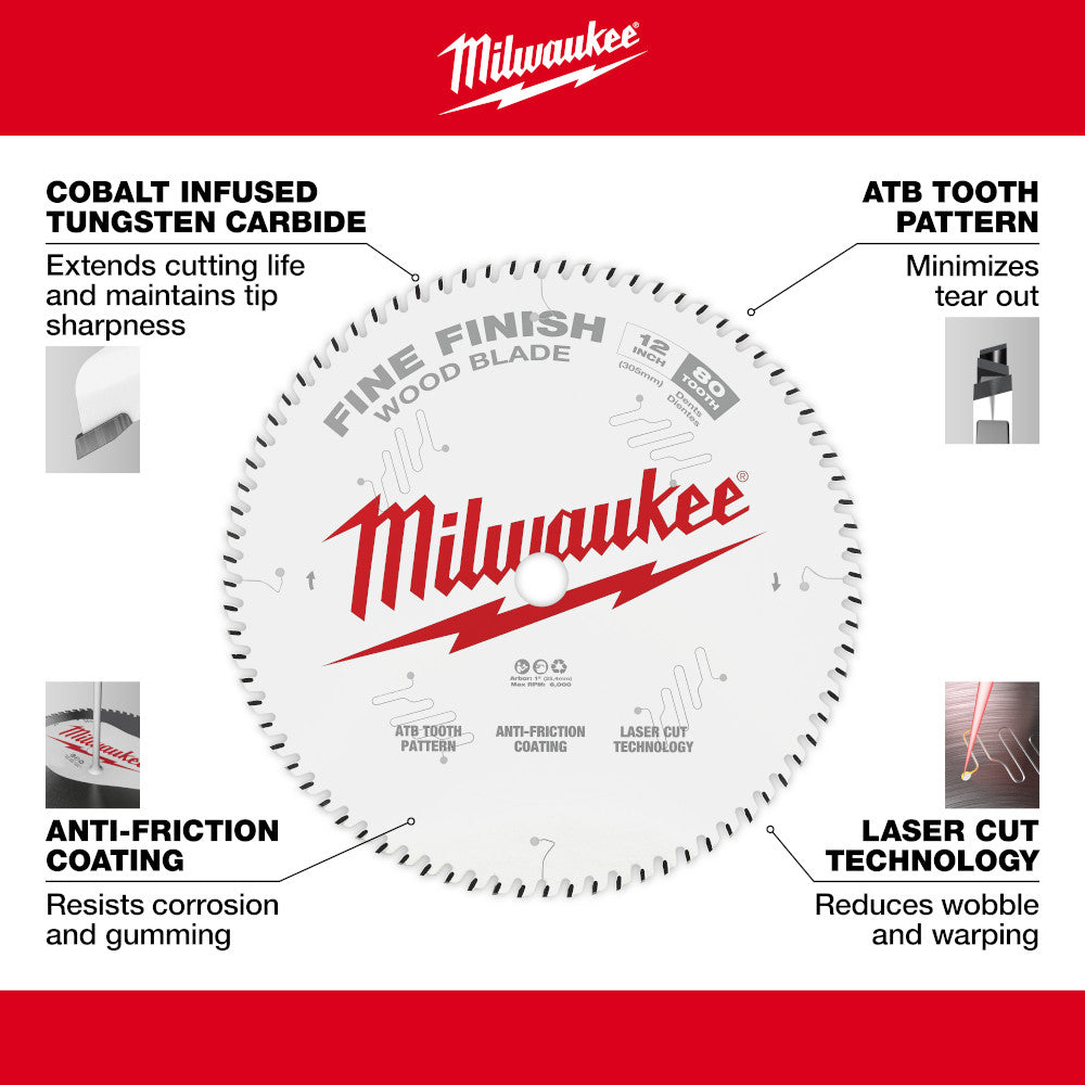 Milwaukee 48-40-0522, 5-3/8" 16T Framing Circular Saw Blade