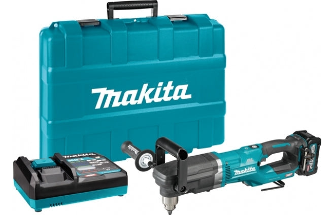 Makita DA001GM101, XGT 40V (4.0 Ah) MAX Li-Ion Brushless 1/2” Angle Drill Kit