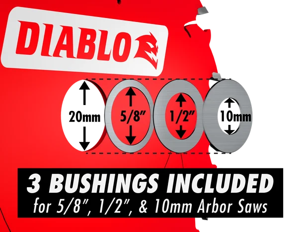 Diablo D053830FMX, Steel Demon 5 3/8-inch x 30 Tooth Carbide Tipped Trim Saw Blade for Metal Cutting