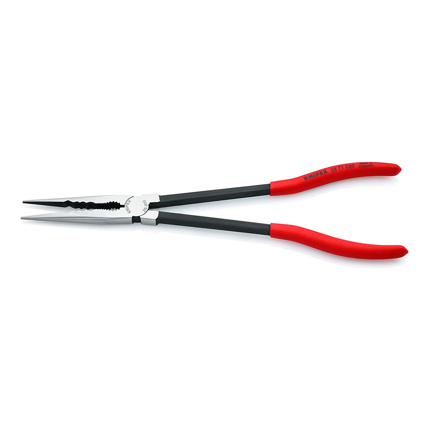 Knipex 28 71 280 SBA, Extra Long Needle Nose Pliers - Straight