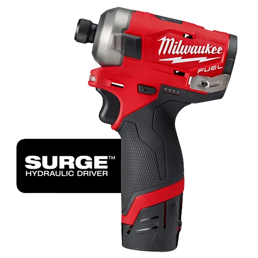 Milwaukee 2551-22, M12 FUEL SURGE 1/4" Hex Hydraulic Driver Kit