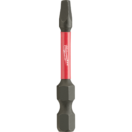 Milwaukee 48-32-4606, SHOCKWAVE™ 2" Impact Square Recess #2 Power Bits (5 PK)