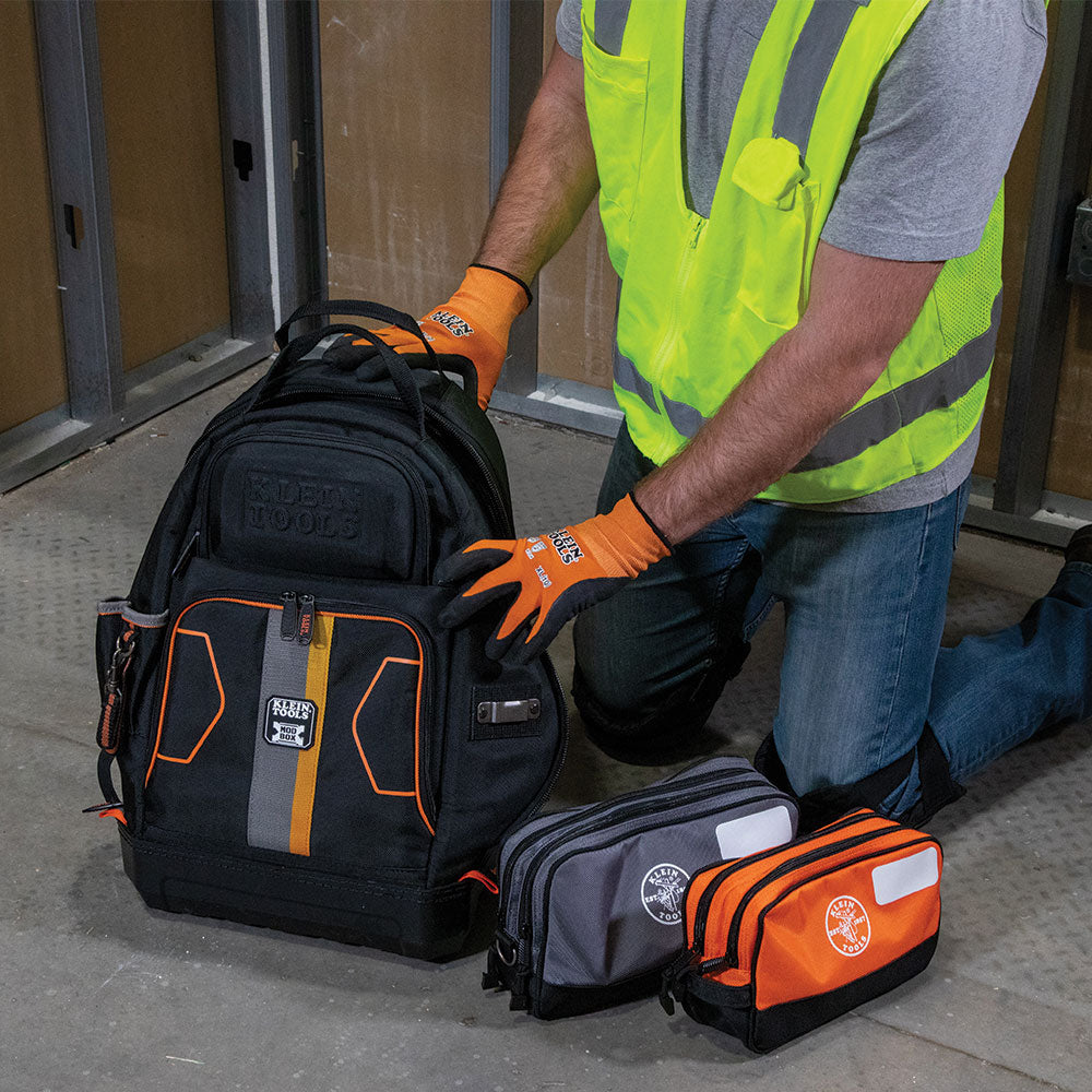 Klein Tools 55579, Double Zipper Tool Bag, 2-Pack